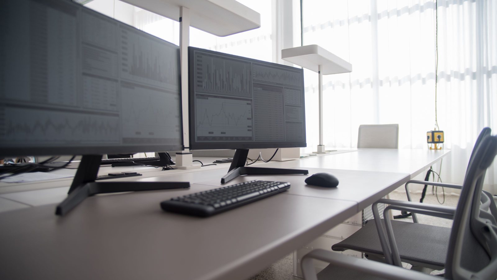 Updated workspace fitted with current equipment after a period of reinvestment.